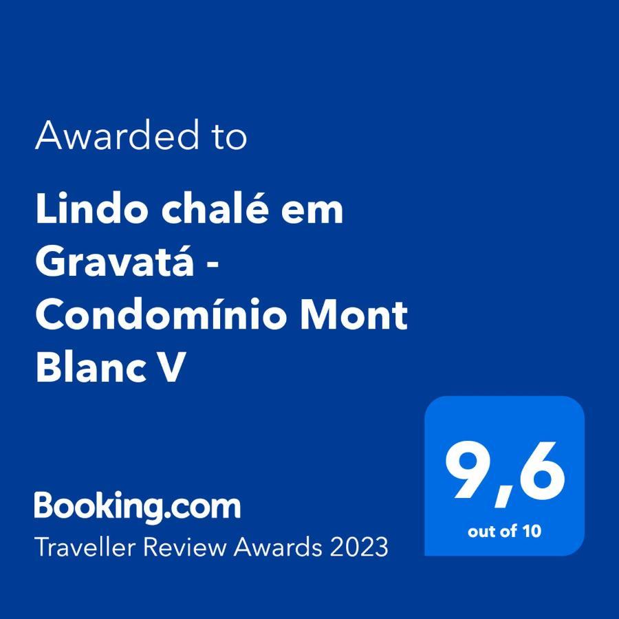 Lindo Chale Em Gravata - Condominio Mont Blanc V Eksteriør billede